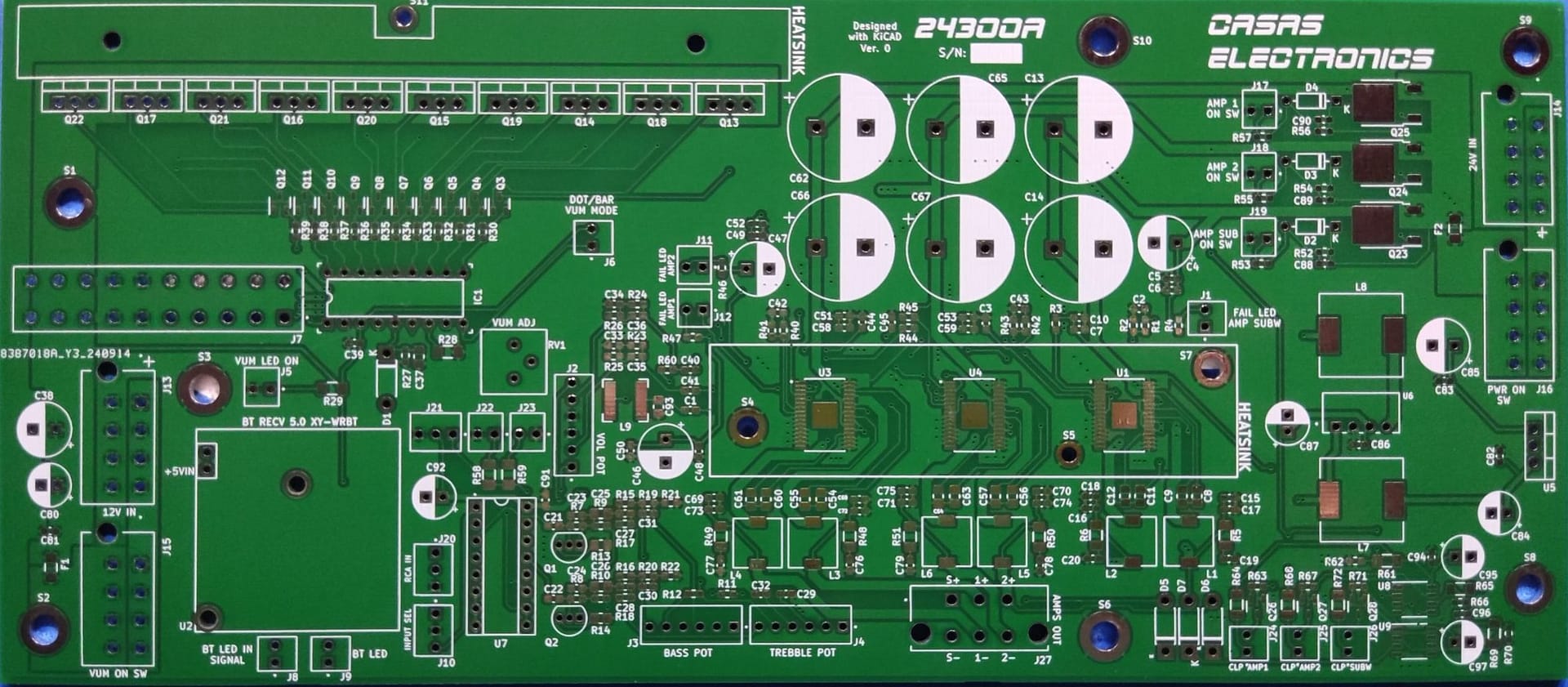 PCB real fabricada