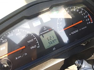 Marcador funcionando honda varadero XL125V
